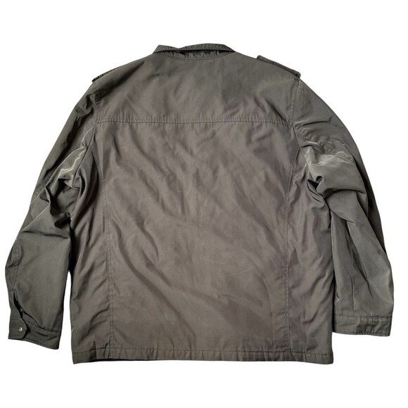 Levis Olive Green Zip Button Front Field Military Jacket Men’s Size XXL - Picture 5 of 10